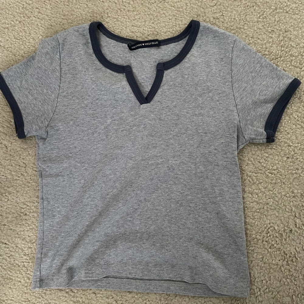 Gray Brandy Melville t-shirt